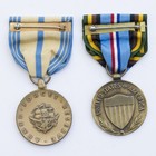 Two Us Military Ribbon Medals Armed Forces Reserve   Expeditionary Service