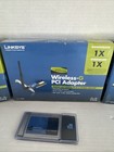 Linksys 2- Wmp54g Wireless-g Pci Card 1- Wpc54g   1- Wpc11 Notebook Adapters    