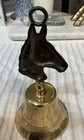 Vtg-brass Horse Head Bell Reception Home Decor Western Cottage Co free Shipping