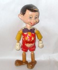 Antique 1930 s Ideal 11  Disney Pinocchio Doll Jointed Wood   Composition