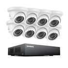 Sannce 8ch 5in1 Dvr 1080p Cctv Security Camera System Outdoor Exir Night Vision
