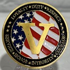   Army Veteran    honor Your Army Veteran Today    Military Challenge Coin In Caps