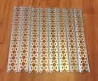 Gilbert Erector Part Ex 12  Cadmium Plated Channel Girder Set Of 8 Very Nice 