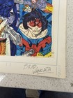     Marvel X-men Original Art Brad Vancata Signed Production Artwork