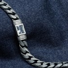 Engraved 925 Sterling Silver Moissanite Gemstone Men s Cuban Chain Bracelet