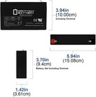 Ride On Replacement 6v 7ah Battery For Kids Ride On Power Car Wheels