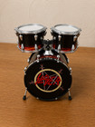 Miniature Slayer Drum Set Collectible Heavy Metal Rock Band Memorabilia Decor