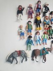Lot Of Vintage Playmobil Geobra Assorted Toy Action Figures People Horse 