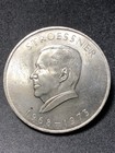 Uncirculated 1973 Paraguay 300 Guaranies Large World Silver Coin - 72  Silver