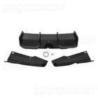 For Hyundai Elantra N 2024-2026 Ad Style Gloss Black Rear Bumper Diffuser Lip