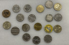 Lot Of 19 Obsolete Casino Tokens   Excalibur  Caesars  Golden Nugget  Bellagio  