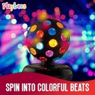 Rotating Disco Ball With Led Lights