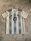 Adidas Argentina 2018 2019 Home Football Shirt Jersey Size L Bq9324  21 Dybala