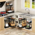 2 Tier Under Sink Organizer Sliding Storage Drawer For Kitchen Bathroom Cabinet