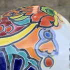 Mexico Talavera Sugar Skull  Ceramic Skull White Mexican Folk Art Hand Painted