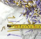 New Pastel Multicolored Paper Party Spring Confetti 5oz  White  Lilac   Gold