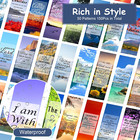 150 Pcs Bible Verse Bookmarks  Double Sided Scripture Christian Book Marks