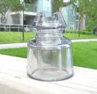 Nice Grayish Light Purple Cd 551 Va French Glass Insulator  a 