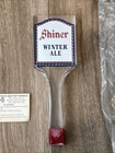 Vintage Shiner Winter Ale Acrylic Beer Tap Handle Rare New Old Stock