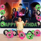 Zombies 4 Party Supplies Set Balloons Cake Toppers Banner Birthday Decoration