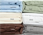 Super Lux Club 400 Thread Count 100  Cotton Sateen Bed Sheet Dobby Stripe
