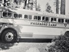 Vintage Photo Beninger Bus Lines Peninsula Ymca Vagabond Camp San Mateo Ca 1950s