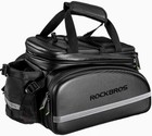Rockbros Bike Rack Bag Trunk Waterproof Carbon Leather Bicycle Rear Seat Pannier