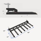 Landhonor 5500lb Clamp-on Debris Forks Fits 68  Buckets 21 tines For Skid Steers