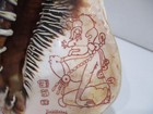Hand Carved Queen Conch With Mayan Style Figure And Graphs