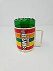 Vintage Life Savers Roll Candy Plastic Mug Wgreen Life Saver Lid W straw Hole