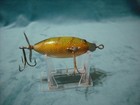 Vintage Heddon Sos Wounded Minnow - Perch Color - 1937 - Good One 