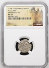 Raymond V France Provence Ngc Ms-61 Silver Denier Knights Templar Crusader