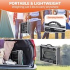 3ft Folding Grill   Table 34  x16    3 Adjustable Heights Max 27 5    Silver