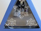 Swarovski Crystal Christmas Snowflake Ornament 2016 Set 5222332 New In Box