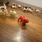 Antique Miniature Cracker Jack Celluloid Charms Animals Figures Pegasus Dog