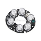 6pcs Array White Led Ir Leds Infrared Board For Cctv Cameras Night Vision 45mm