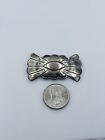 Antique Navajo Sterling Silver Hand Made Concho Shaped Pin
