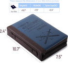 Mr  Pen- Bible Cover Case For Men  Faux Leather Bible Bags With Durable Handle  