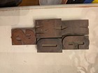     Vintage Letterpress Wood Type Mixed Letters And Symbols Hatch Show Print Era    