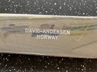 Vintage David Andersen Stopt Tinn Cast Cheese Knife Pewter Handle Norway Fre Shp