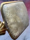 Antique Padded Hand Held Vanity Mirror