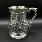 Antique George Ii 1-pint Mug Cup Sterling Silver London 1754 Shaw Ii   Priest