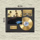 Gold Plated Lp Vinyl - Eagles Hotel California - Memorabilia Music Gift   Pgr