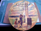 1920 Columbia Grafonola Advertising Hand Fan Jamestown  Ny Swanson Piano
