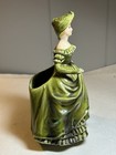 Mid-century Porcelain Southern Belle Lady  circa 1830 Style  Planter Figurine-