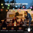 100ft Rgb Outdoor String Lights Waterproof Patio Lights With App Control