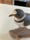 William E  Kirkpatrick Semi Palmated Plover Wooden Folk Art Bird  Wek 6 5 X 6 5