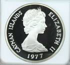 1977 Cayman Islands Silver 25 Dollars Queen Mary Ii Ngc Pf 69 Ultra Cameo Rare