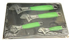 New Snap-on    6  8  10  12  Green Flank Drive Plus Adjustable Wrench Set Fadh704c