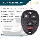 New Replacement For Gm 2007-2014 Remote Control 6b Ouc60270   Ouc60221  10 Pack 